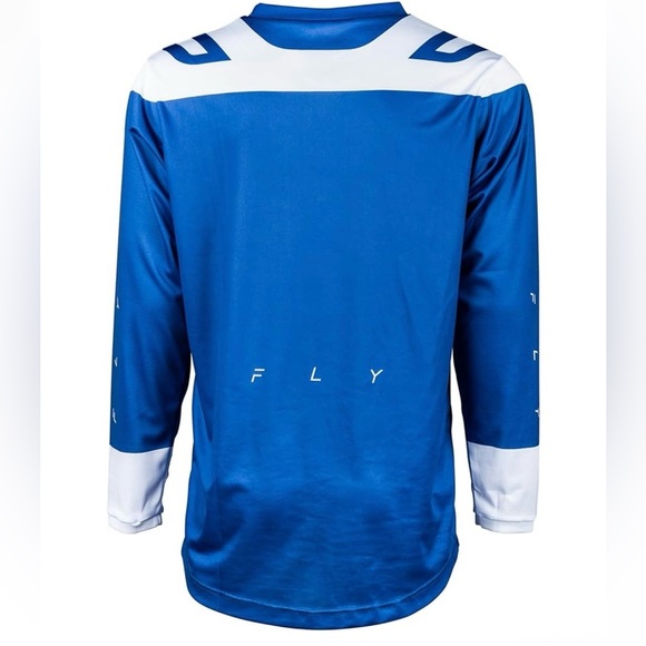 FLY Racing. Men’s  Blue and White Shirt - Picture 6 of 7